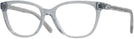 Square Transparent Blue Coach 6186 Progressive No-Lines View #1