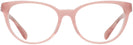 Round Milky Pink/transparent Pink Coach 6210U Progressive No Line Bifocal View #2