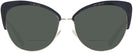 Cat Eye Black/shiny Light Gold Coach 7110 Bifocal Reading Sunglasses View #2