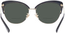Cat Eye Black/shiny Light Gold Coach 7110 Bifocal Reading Sunglasses View #4