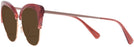 Cat Eye Burgundy/shiny Rose Gold Coach 7110 Bifocal Reading Sunglasses View #3