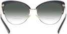 Cat Eye Black/shiny Light Gold Coach 7110 w/ Gradient Bifocal Reading Sunglasses View #4
