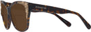 Oversized,Square Dark Tortoise Coach 8244 Bifocal Reading Sunglasses View #3