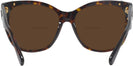 Oversized,Square Dark Tortoise Coach 8244 Bifocal Reading Sunglasses View #4