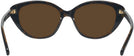 Cat Eye Tortoise Glitter Coach 8288 Progressive No Line Reading Sunglasses View #4