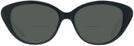 Cat Eye Black Glitter Coach 8288 Bifocal Reading Sunglasses View #2