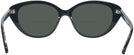 Cat Eye Black Glitter Coach 8288 Bifocal Reading Sunglasses View #4