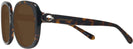 Oversized,Square Dark Tortoise Coach 8292 Progressive No Line Reading Sunglasses View #3