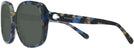 Oversized,Square Dark Blue Coach 8292 Progressive No Line Reading Sunglasses View #3