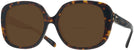 Oversized,Square Dark Tortoise Coach 8292 Bifocal Reading Sunglasses View #1
