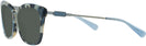 Square Blue Tortoise Coach 8305 Progressive No Line Reading Sunglasses View #3