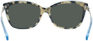 Square Blue Tortoise Coach 8305 Progressive No Line Reading Sunglasses View #4