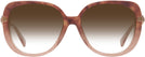 Oversized Peach Tortoise Coach 8320 w/ Gradient Progressive Reading Sunglasses View #2