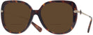 Oversized Dark Tortoise Coach 8320 Bifocal Reading Sunglasses View #1