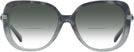 Oversized Grey Tortoise Coach 8320 Bifocal Reading Sunglasses with Gradient View #2