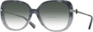 Oversized Grey Tortoise Coach 8320 Bifocal Reading Sunglasses with Gradient View #1