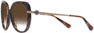 Oversized Dark Tortoise Coach 8320 w/ Gradient Bifocal Reading Sunglasses View #3