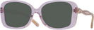 Oversized Transparent Lilac Coach 8334U Progressive No Line Reading Sunglasses View #1