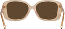 Oversized Transparent Blush Coach 8334U Progressive No Line Reading Sunglasses View #4
