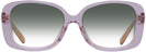 Oversized Transparent Lilac Coach 8334U w/ Gradient Progressive No Line Reading Sunglasses View #2