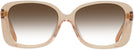 Oversized Transparent Blush Coach 8334U w/ Gradient Progressive No Line Reading Sunglasses View #2