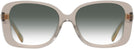 Oversized Transparent Grey Coach 8334U w/ Gradient Progressive No Line Reading Sunglasses View #2