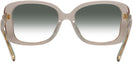 Oversized Transparent Grey Coach 8334U w/ Gradient Progressive No Line Reading Sunglasses View #4