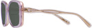 Oversized Transparent Lilac Coach 8334U Bifocal Reading Sunglasses View #3