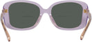 Oversized Transparent Lilac Coach 8334U Bifocal Reading Sunglasses View #4