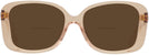 Oversized Transparent Blush Coach 8334U Bifocal Reading Sunglasses View #2