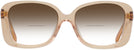 Oversized Transparent Blush Coach 8334U w/ Gradient Bifocal Reading Sunglasses View #2
