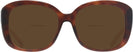 Butterfly Caramel Tortoise Coach 8363U Bifocal Reading Sunglasses View #2