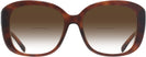 Butterfly Caramel Tortoise Coach 8363U w/ Gradient Bifocal Reading Sunglasses View #2
