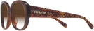 Butterfly Caramel Tortoise Coach 8363U w/ Gradient Bifocal Reading Sunglasses View #3