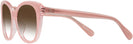 Cat Eye Milky Pink/transparent Pink Coach 8365U View #3