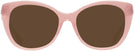 Cat Eye Milky Pink/transparent Pink Coach 8365U Progressive No Line Reading Sunglasses View #2
