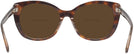 Cat Eye Tortoise/transparent Beige Coach 8365U Bifocal Reading Sunglasses View #4