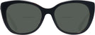 Cat Eye Black/dark Tortoise Coach 8365U Bifocal Reading Sunglasses View #2