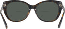 Cat Eye Black/dark Tortoise Coach 8365U Bifocal Reading Sunglasses View #4