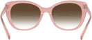 Cat Eye Milky Pink/transparent Pink Coach 8365U w/ Gradient Bifocal Reading Sunglasses View #4