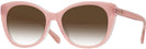 Cat Eye Milky Pink/transparent Pink Coach 8365U w/ Gradient Bifocal Reading Sunglasses View #1