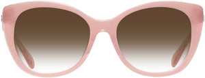 Coach 8365U w/ Gradient Progressive No-Line Reading Sunglasses. Color: Milky Pink/Transparent Pink
