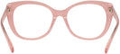 Cat Eye Milky Pink/transparent Pink Coach 8370U Computer Style Progressive View #4