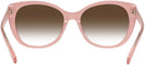 Cat Eye Milky Pink/transparent Pink Coach 8370U Sunglasses View #4