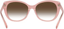 Cat Eye Milky Pink/transparent Pink Coach 8370U Sunglasses View #4