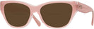 Cat Eye Milky Pink/transparent Pink Coach 8370U Bifocal Reading Sunglasses View #1