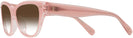 Cat Eye Milky Pink/transparent Pink Coach 8370U w/ Gradient Bifocal Reading Sunglasses View #3