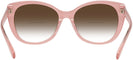 Cat Eye Milky Pink/transparent Pink Coach 8370U w/ Gradient Bifocal Reading Sunglasses View #4