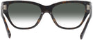 Cat Eye Black/dark Tortoise Coach 8370U w/ Gradient Progressive No Line Reading Sunglasses View #4