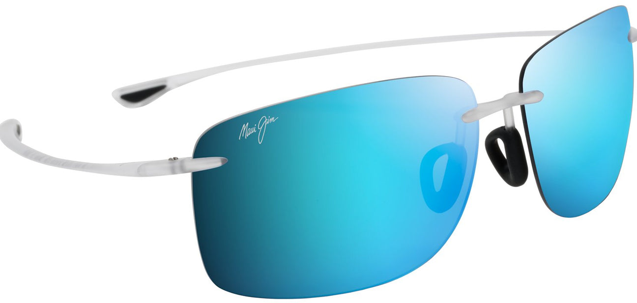 Matte Black/maui Green Lens Maui Jim Hema 443